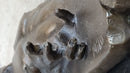 Surreal Hot Cast Bronze Male Figure Trapped in Floor