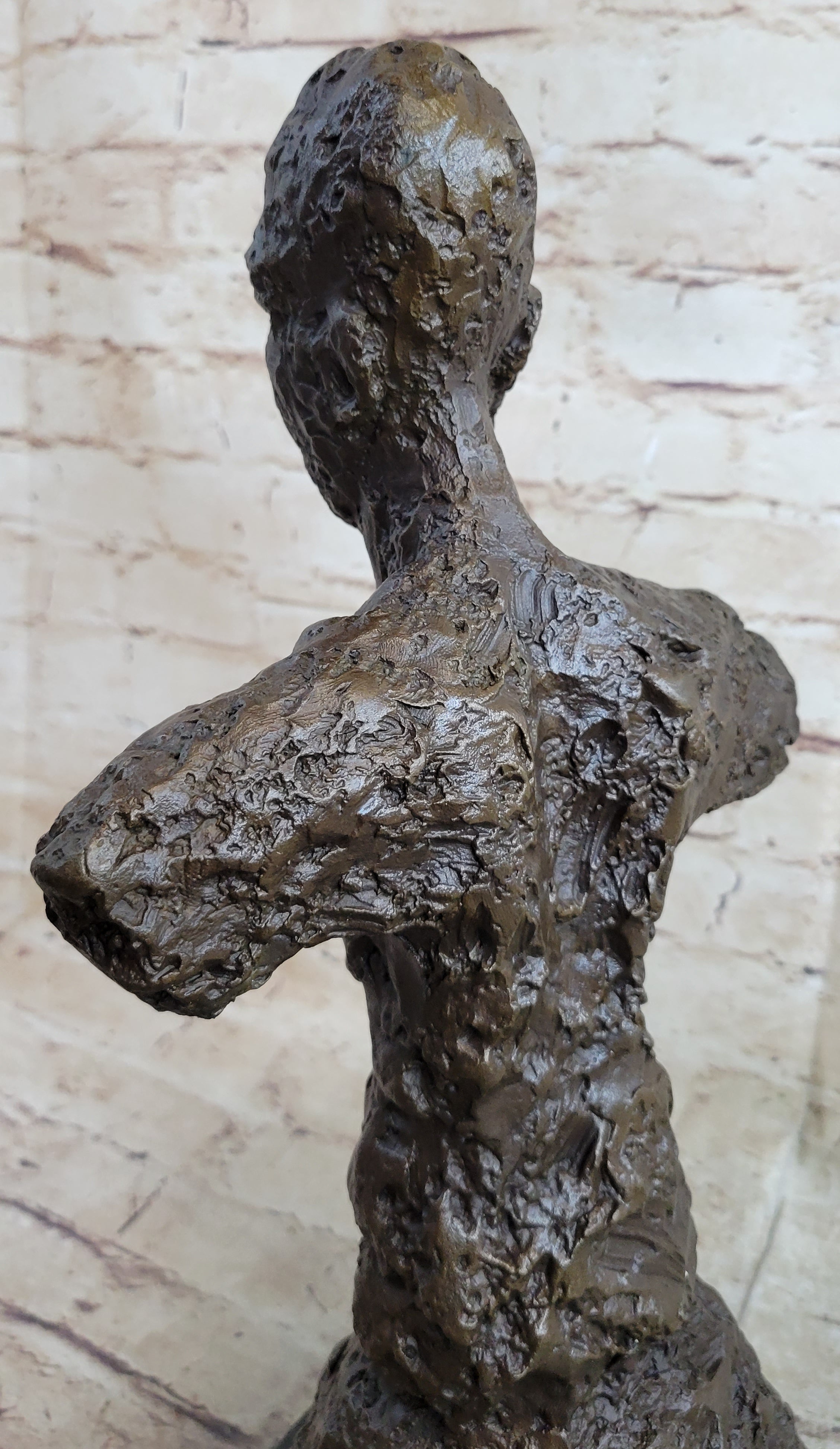 Diego Bust Sculpture Bronze by Alberto Giacometti 15" x 7"