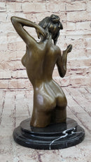 Modern Art Nude Bust Bronze Sculpture Figure Art Marble