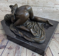 Signed Original Mavchi Wicked Sex Game Bronze Sculpture Marble Statue Figure Erotic Art