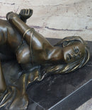 Signed Original Mavchi Wicked Sex Game Bronze Sculpture Marble Statue Figure Erotic Art
