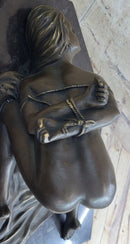 Signed Original Mavchi Wicked Sex Game Bronze Sculpture Marble Statue Figure Erotic Art