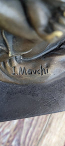 Signed Original Mavchi Wicked Sex Game Bronze Sculpture Marble Statue Figure Erotic Art