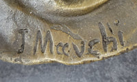 Erotic Bondage Bronze Sculpture Figure Girl Tied Up on her Back Mavchi