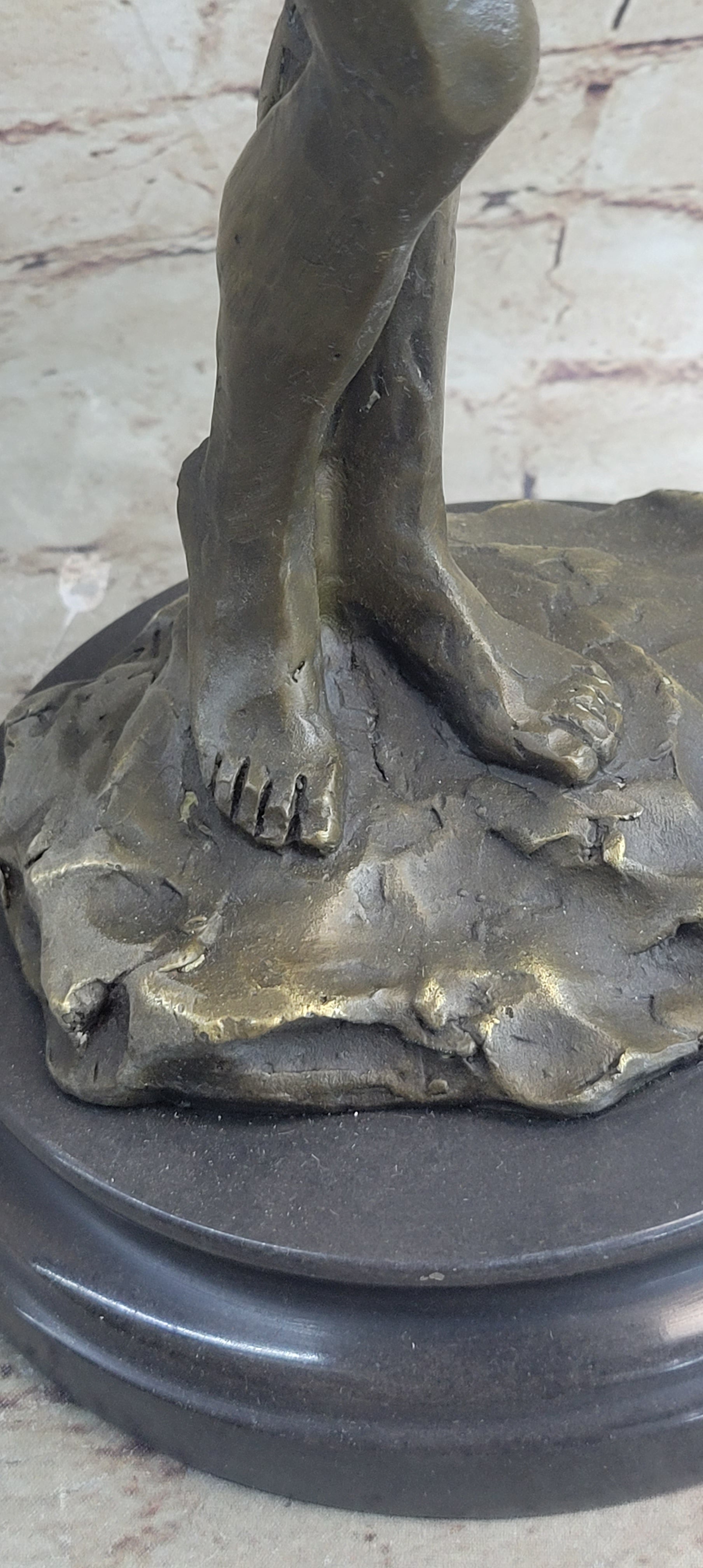 Signed Real Vitaleh Female Abstract Century Bronze Sculpture