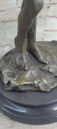 Signed Real Vitaleh Female Abstract Century Bronze Sculpture