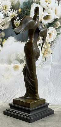 Tribute to Dali Abstract Modern Art Angel Bronze Sculpture