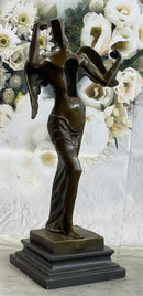 Tribute to Dali Abstract Modern Art Angel Bronze Sculpture