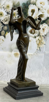 Tribute to Dali Abstract Modern Art Angel Bronze Sculpture