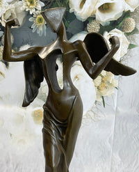 Tribute to Dali Abstract Modern Art Angel Bronze Sculpture