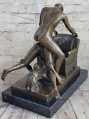 Piledriver Erotic Bronze Modern Art Statue Sculpture Signed Original Sexual 10.5" x 10"