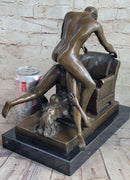 Piledriver Erotic Bronze Modern Art Statue Sculpture Signed Original Sexual 10.5" x 10"