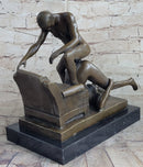 Piledriver Erotic Bronze Modern Art Statue Sculpture Signed Original Sexual 10.5" x 10"