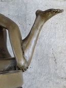 Erotic Real Bronze Sculpture Pen Holder Couple Having Sex Nude Figures