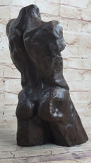 Bronze Male Torso Sculpture – Classical Nude Figurative Art