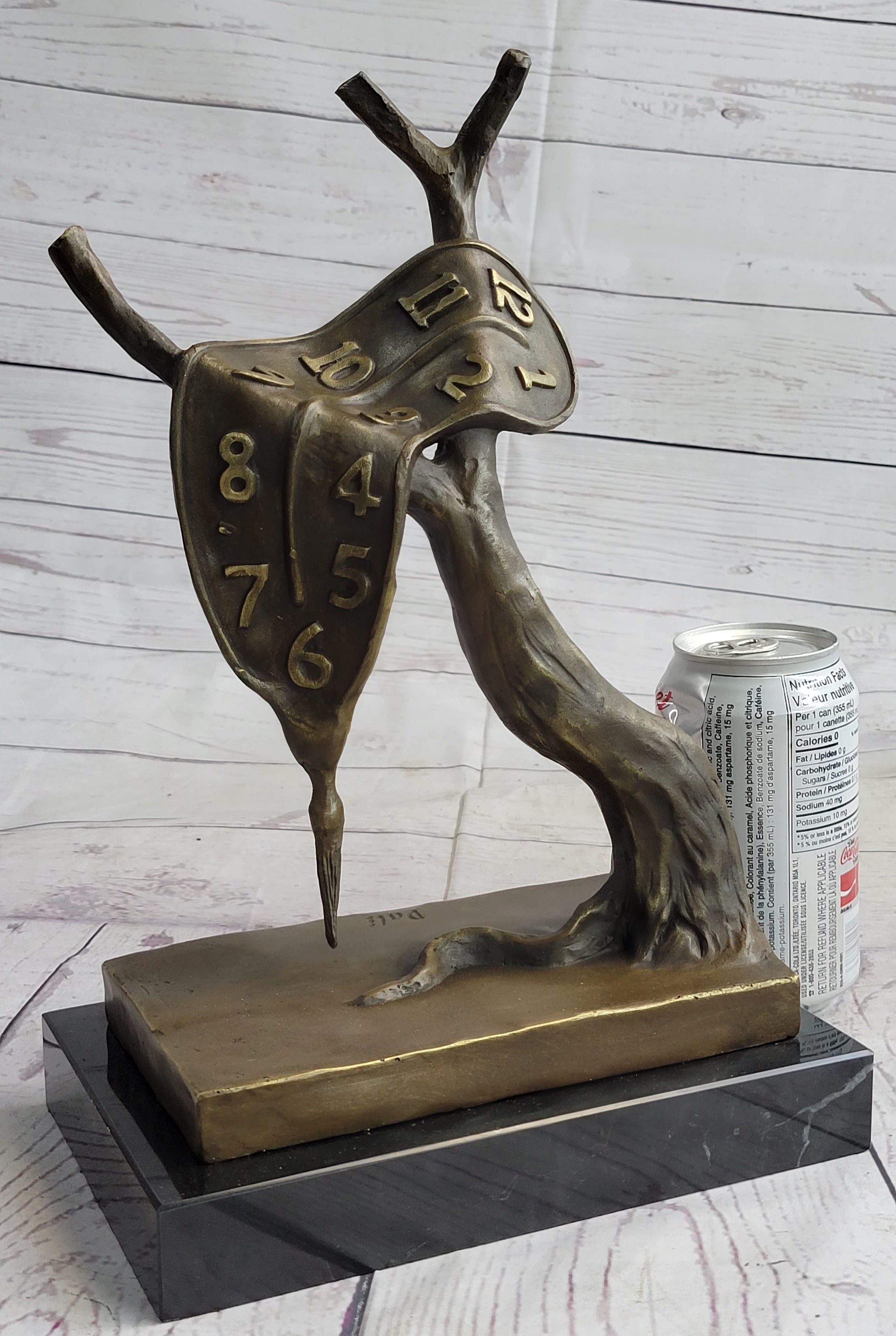 Persistence of Memory Melting Clock by Salvador Dali 12" x 8"