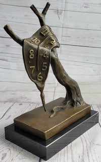 Persistence of Memory Melting Clock by Salvador Dali 12" x 8"