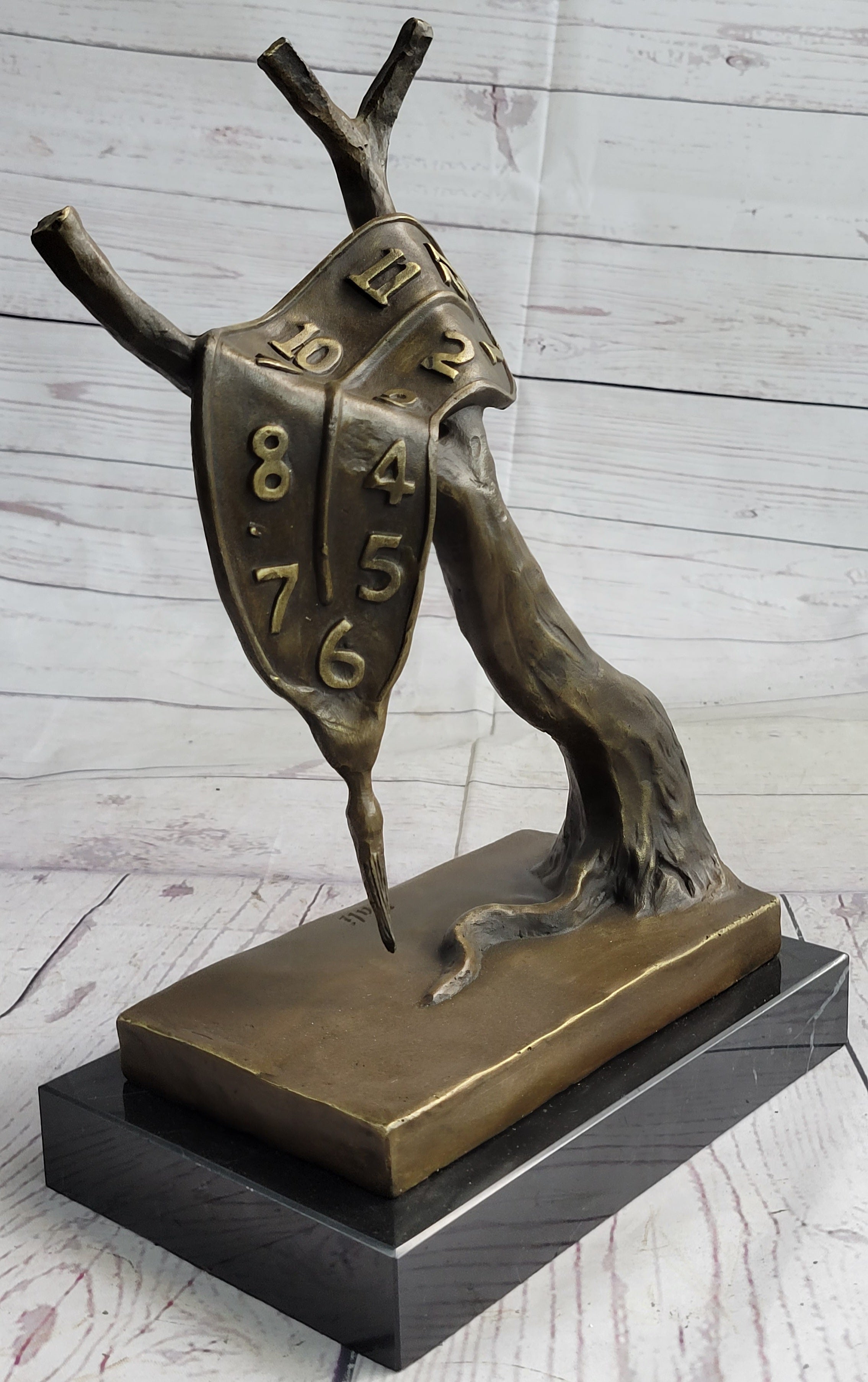 Persistence of Memory Melting Clock by Salvador Dali 12" x 8"