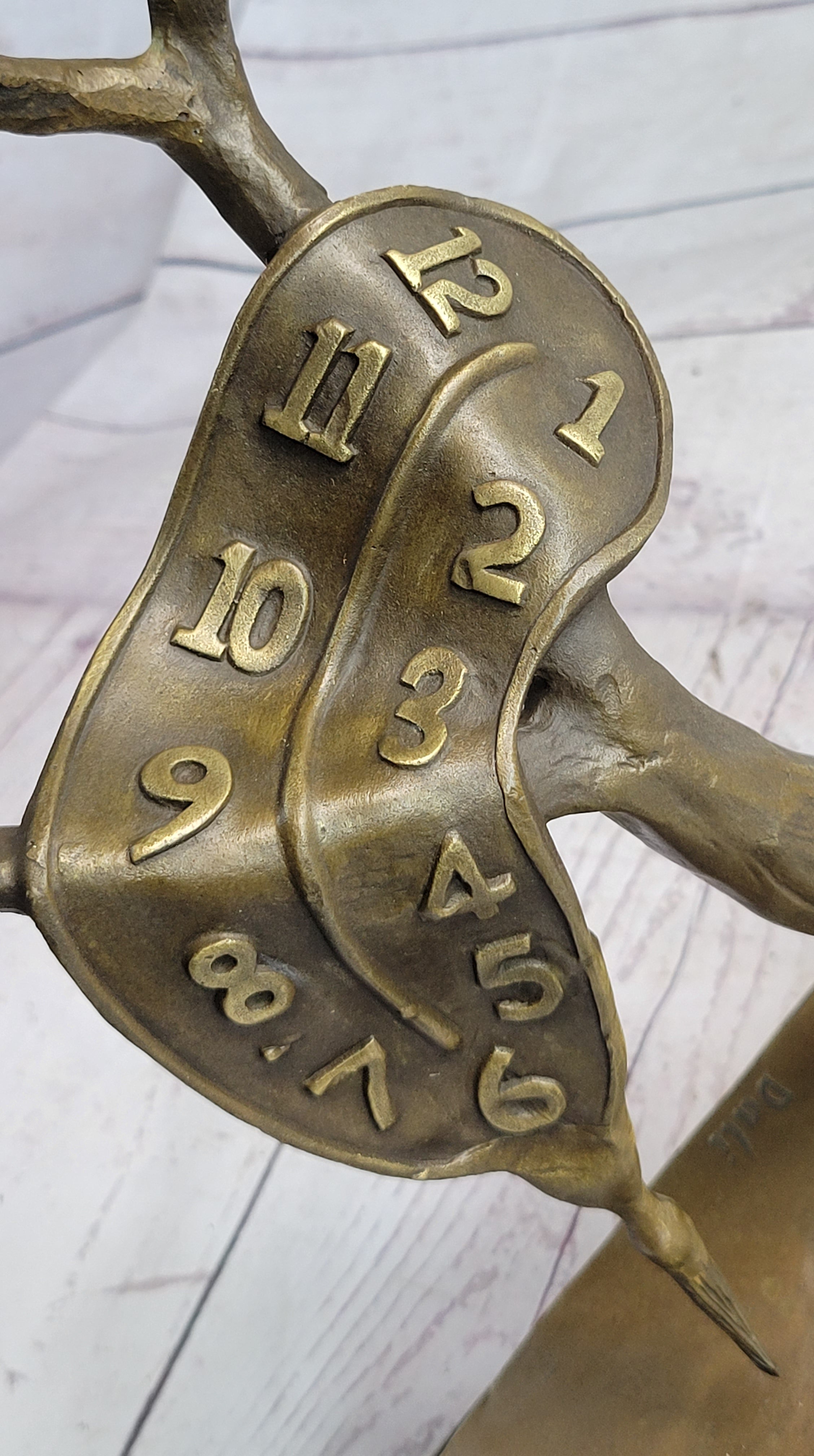 Persistence of Memory Melting Clock by Salvador Dali 12" x 8"