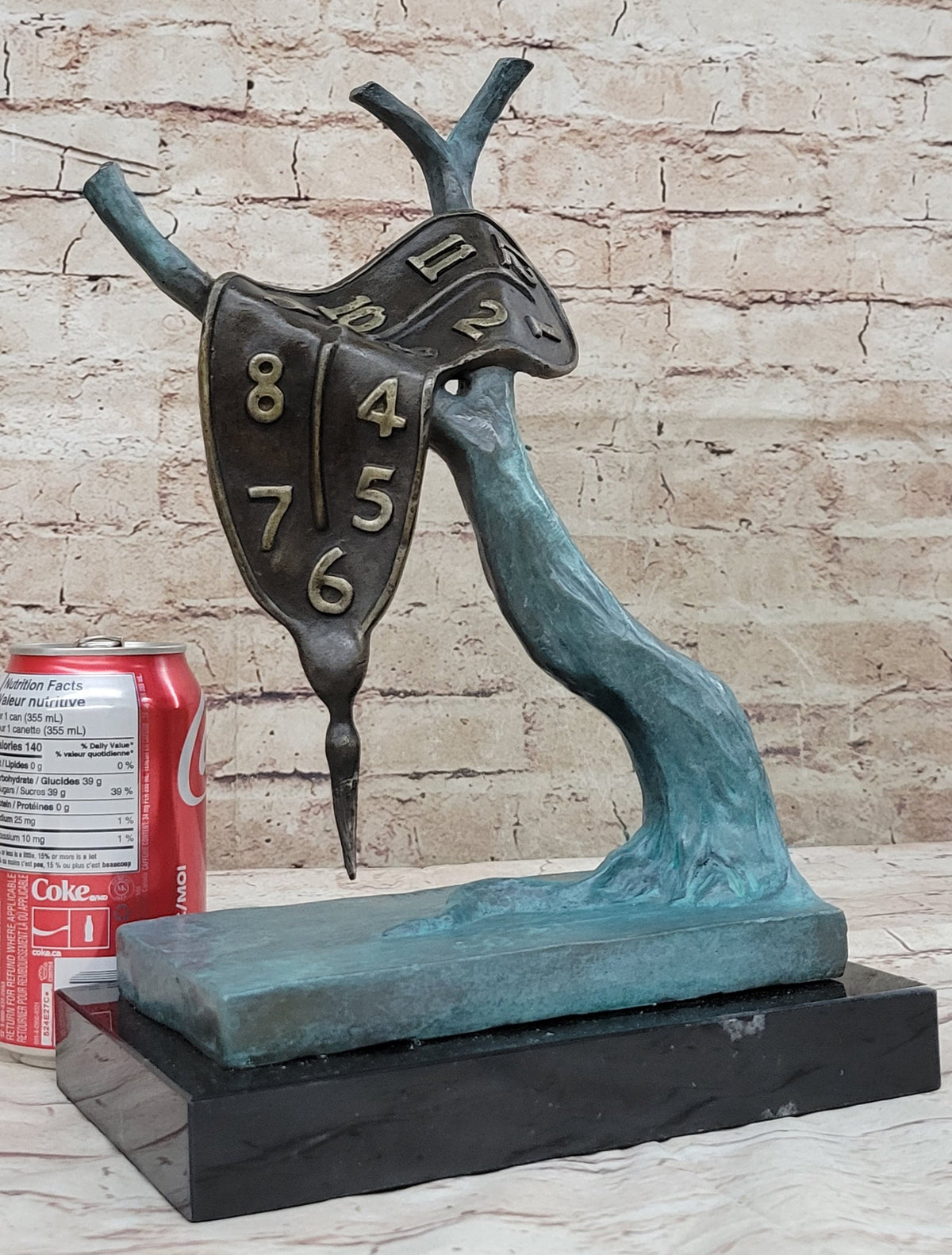 Bronze Abstract Sculpture Salvador Dali Nobility of Time
