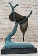Bronze Abstract Sculpture Salvador Dali Nobility of Time