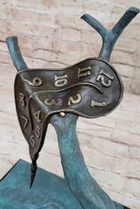 Bronze Abstract Sculpture Salvador Dali Nobility of Time