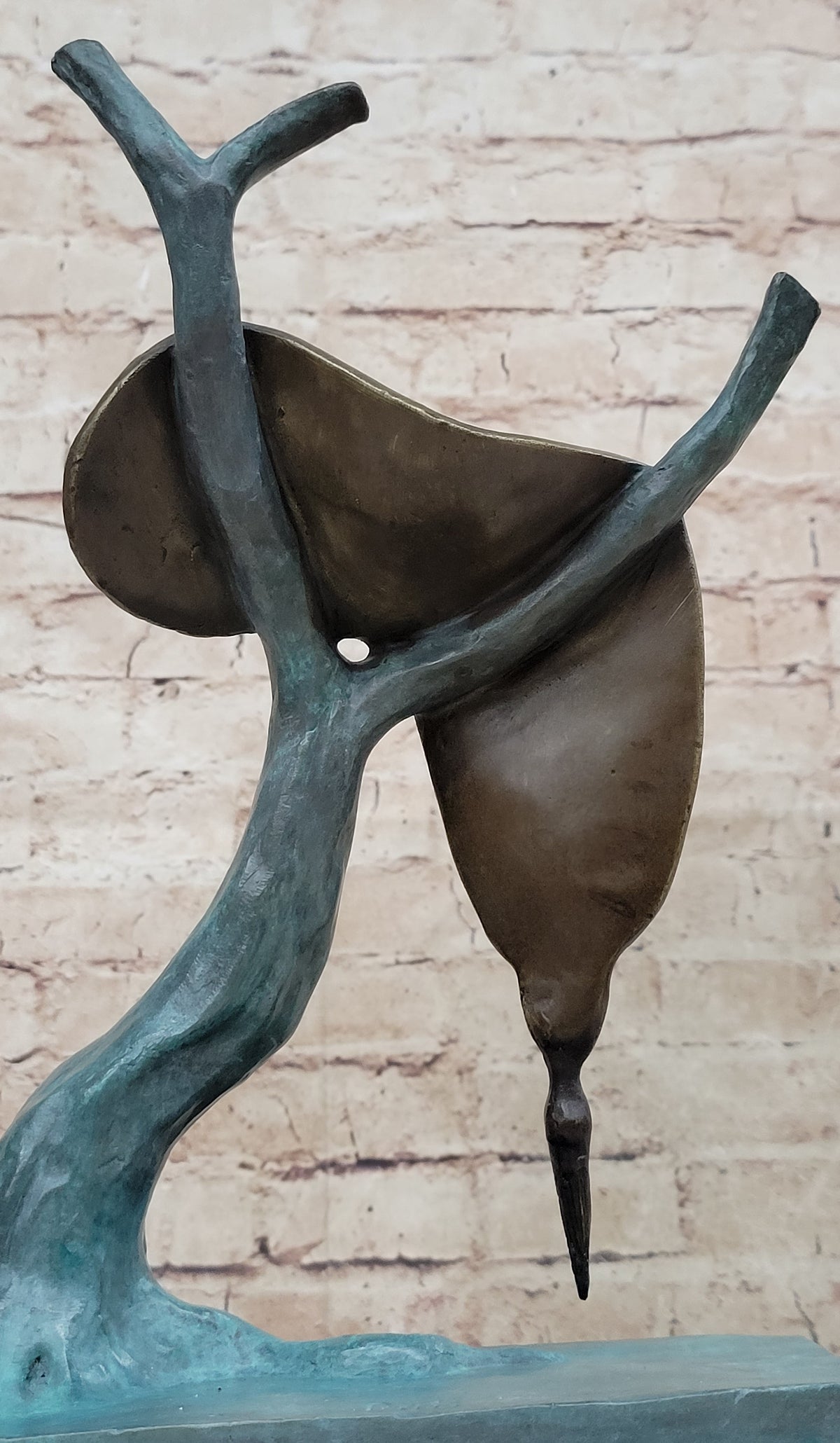 Bronze Abstract Sculpture Salvador Dali Nobility of Time