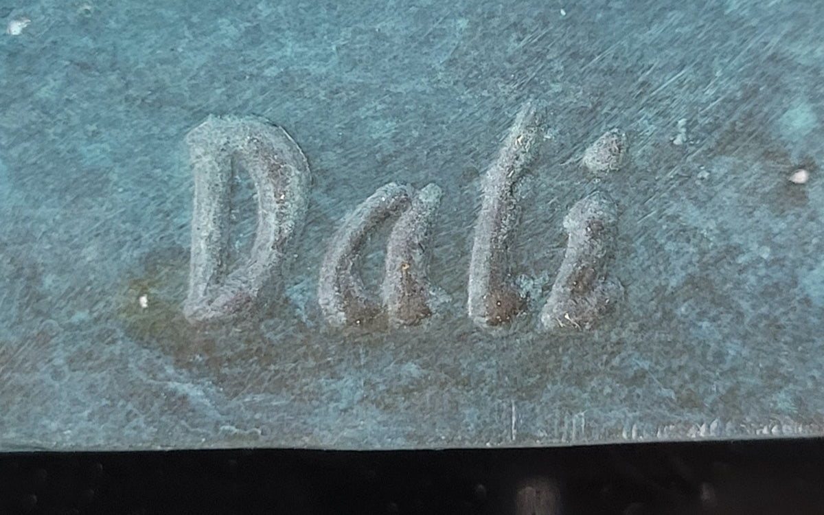 Bronze Abstract Sculpture Salvador Dali Nobility of Time