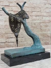 Bronze Abstract Sculpture Salvador Dali Nobility of Time