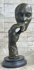 HAVANA MAN SMOKING CIGAR Bronze Statue Sculpture Modern Art 15" x 8"