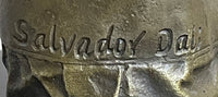 HAVANA MAN SMOKING CIGAR Bronze Statue Sculpture Modern Art 15" x 8"