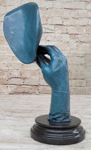 Salvador Dali Havana Man Smoking Cigar Bronze Sculpture