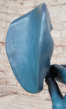 Salvador Dali Havana Man Smoking Cigar Bronze Sculpture