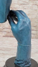 Salvador Dali Havana Man Smoking Cigar Bronze Sculpture