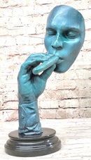 Salvador Dali Havana Man Smoking Cigar Bronze Sculpture