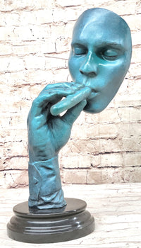 Salvador Dali Havana Man Smoking Cigar Bronze Sculpture