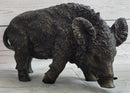 Wild Boar Feral Hog Bronze Sculpture