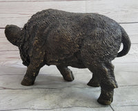 Wild Boar Feral Hog Bronze Sculpture