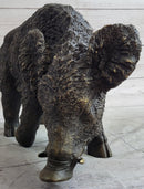 Wild Boar Feral Hog Bronze Sculpture
