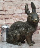 Hot Cast Bronze Bunny Rabbit by Milo 13" x 12"