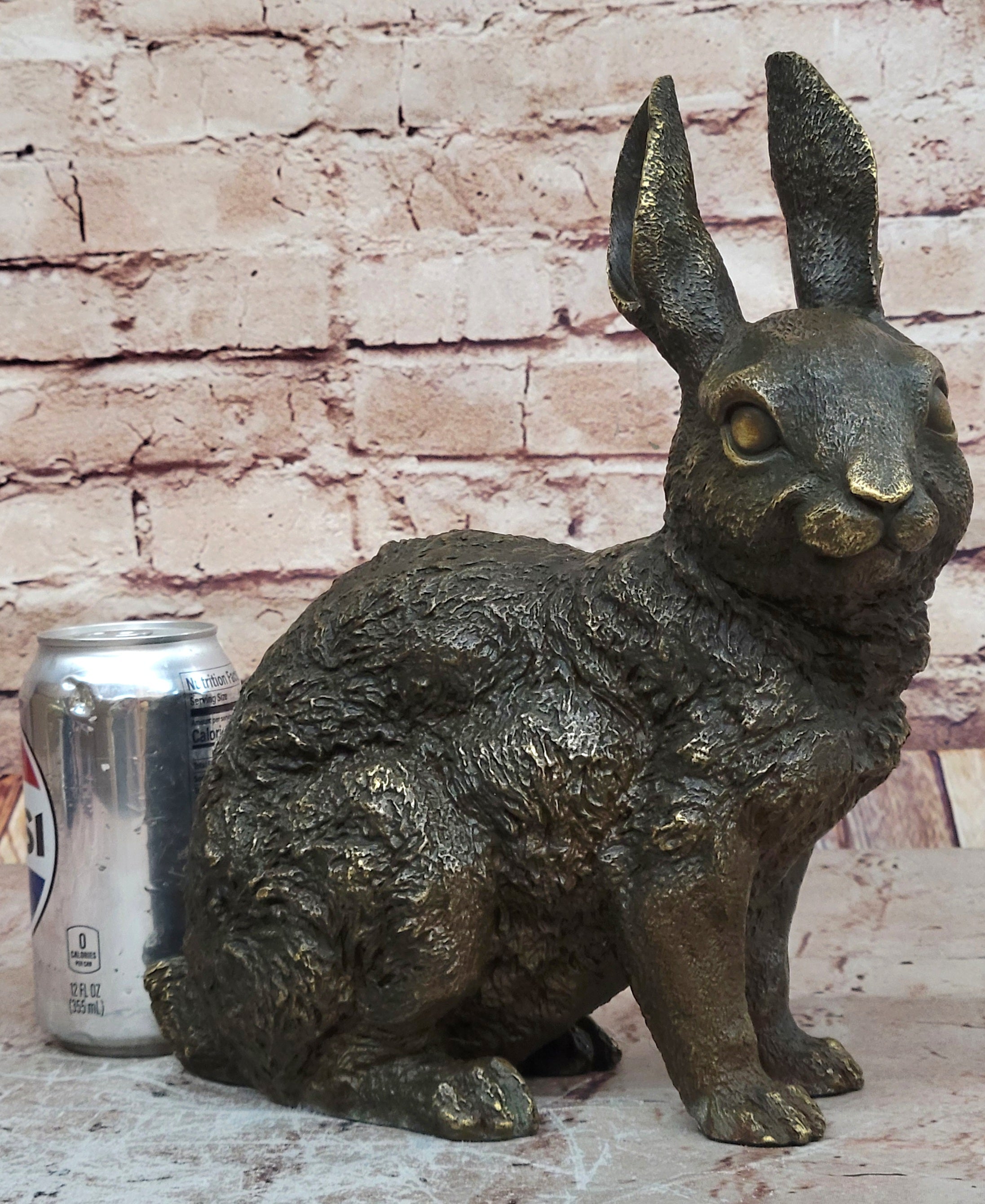 Hot Cast Bronze Bunny Rabbit by Milo 13" x 12"