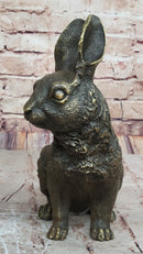 Hot Cast Bronze Bunny Rabbit by Milo 13" x 12"
