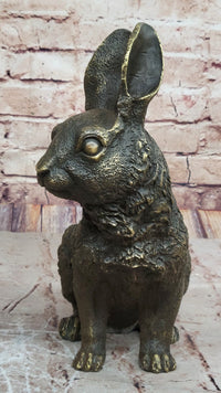 Hot Cast Bronze Bunny Rabbit by Milo 13" x 12"