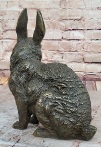 Hot Cast Bronze Bunny Rabbit by Milo 13" x 12"