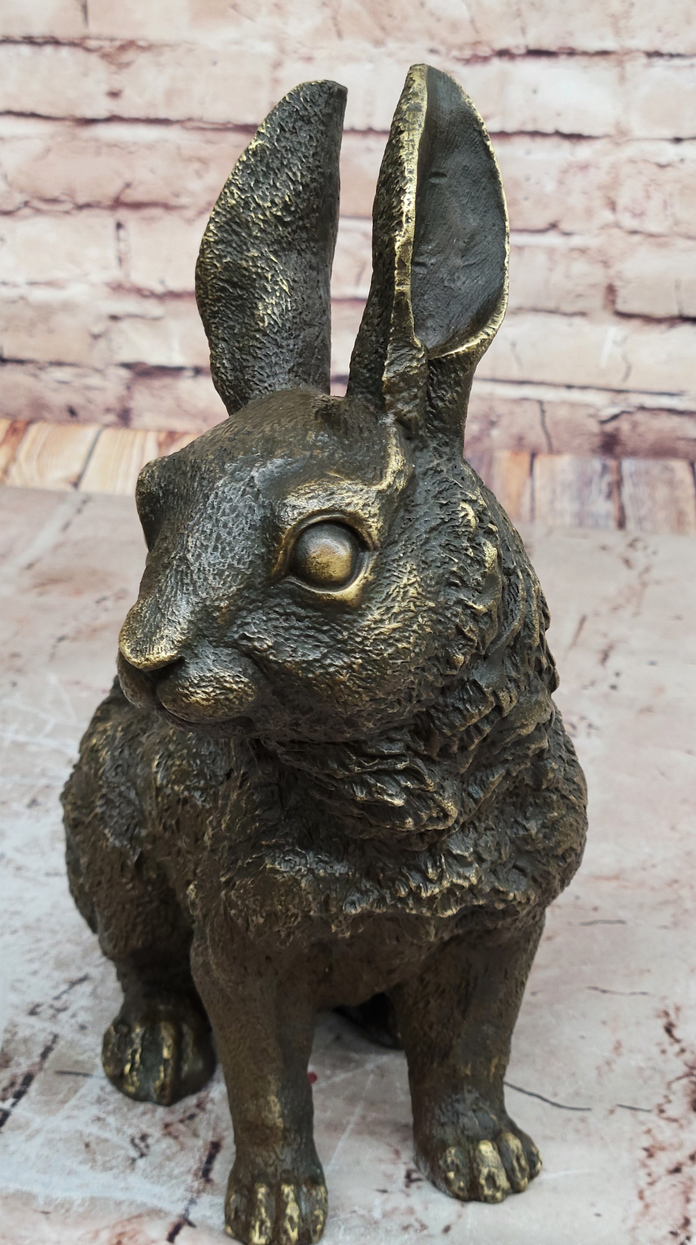 Hot Cast Bronze Bunny Rabbit by Milo 13" x 12"