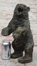 Standing Bear Bronze Metal Sculpture Collectible 17" x 9"