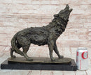 Hot Cast Werewolf Wolf Bronze Sculpture Art Deco Large