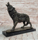 Hot Cast Werewolf Wolf Bronze Sculpture Art Deco Large