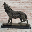 Hot Cast Werewolf Wolf Bronze Sculpture Art Deco Large