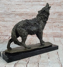 Hot Cast Werewolf Wolf Bronze Sculpture Art Deco Large